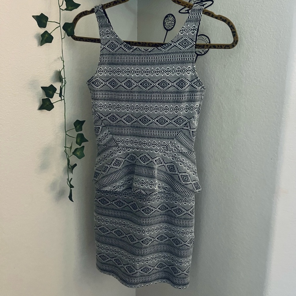 h&m dress, super cute print and shape